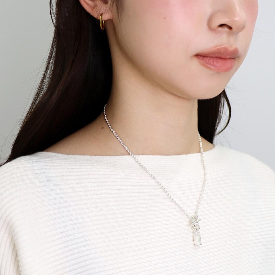 【並行輸入品】 エルメス HERMES ネックレス アミュレットカデナ H121331B SILVERの画像