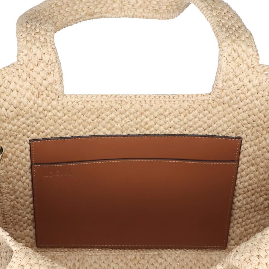 【お取り寄せ】 【並行輸入品】 ロエベ LOEWE かごバッグ 2WAYバッグ A685B61X05 2123 NATURAL ロエベフォント トート ミディアムの画像