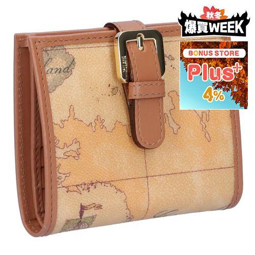 【未使用】プリマクラッセ　カードケース　財布　 二つ折り　地図柄 PRIMA CLASSE（プリマクラッセ） 【並行輸入品】 折財布 二つ折り財布