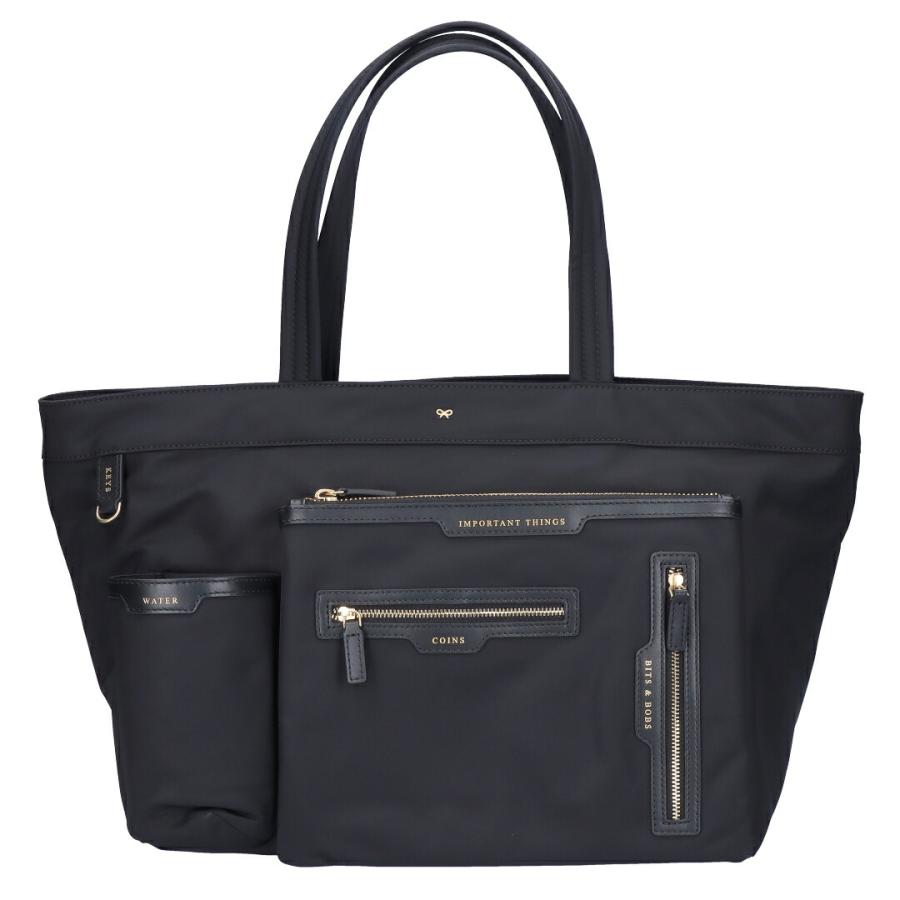 【並行輸入品】 アニヤハインドマーチ ANYA HINDMARCH トートバッグ マルチポケット 193467(5050925193467) BLACKの画像
