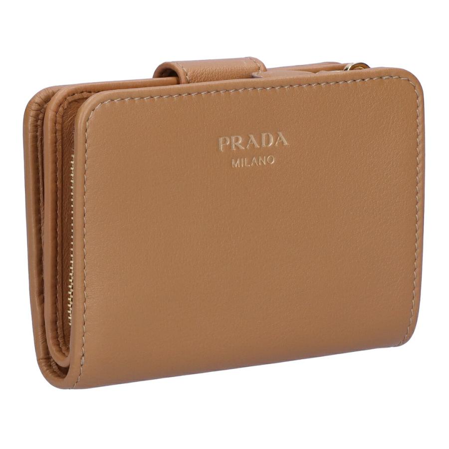 PRADA（プラダ） 【並行輸入品】 折財布 二つ折り財布 SAFT GRAIN