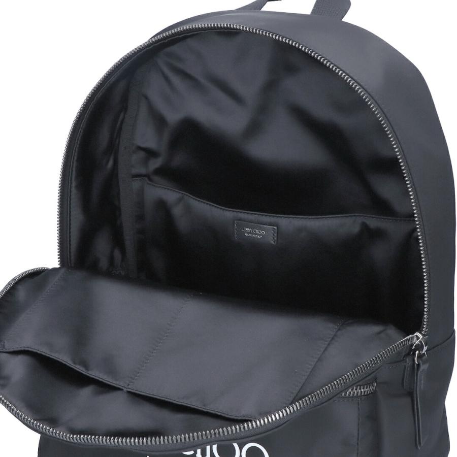 【並行輸入品】 ジミーチュウ JIMMY CHOO バックパック リュックサック WILMER ウィルマー DNH BLACK/LATTE/GUNMETAL ブラックの画像