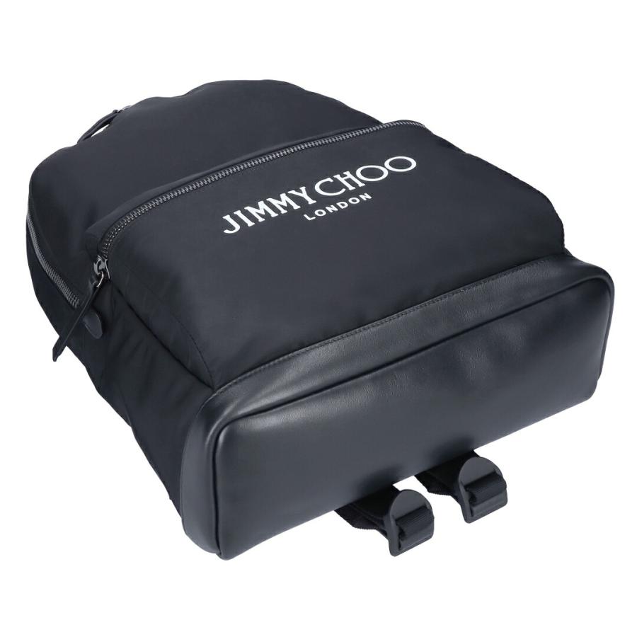 【並行輸入品】 ジミーチュウ JIMMY CHOO バックパック リュックサック WILMER ウィルマー DNH BLACK/LATTE/GUNMETAL ブラックの画像