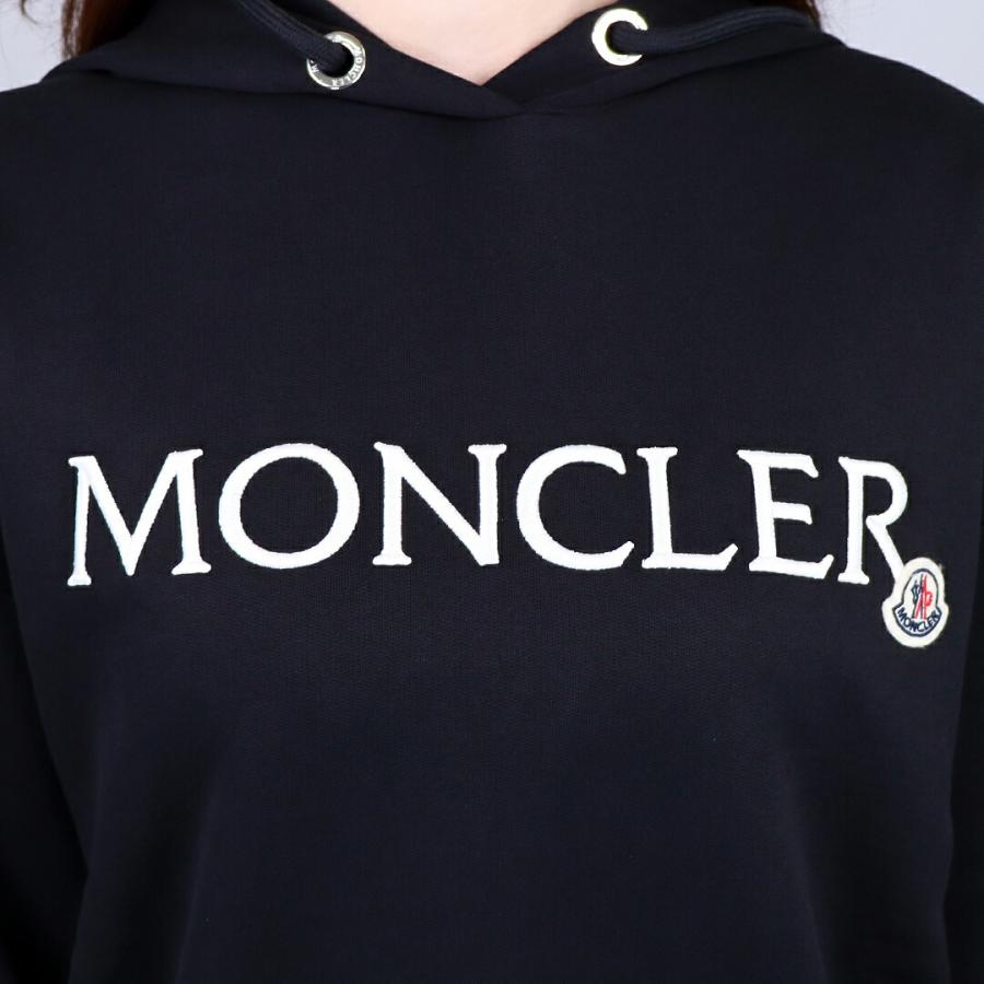 【並行輸入品】 モンクレール MONCLER トレーナー パーカー スウェット フーディ ロゴ 8G000 19 89A1K 999 ブラックの画像