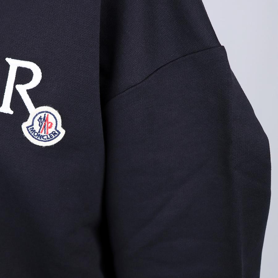 【並行輸入品】 モンクレール MONCLER トレーナー パーカー スウェット フーディ ロゴ 8G000 19 89A1K 999 ブラックの画像