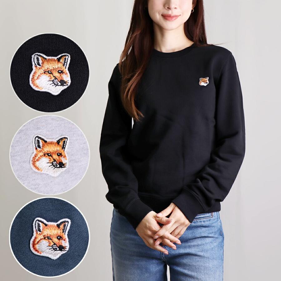 MAISON KITSUNE メゾンキツネ レディース トレーナー フォックスヘッド 