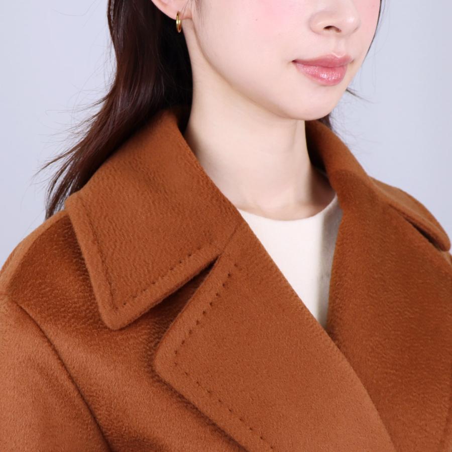 【並行輸入品】 マックスマーラ ステュディオ MAXMARA STUDIO レディース ヴァージンウールコート TIGRE 2426016091 056 CUOIOの画像