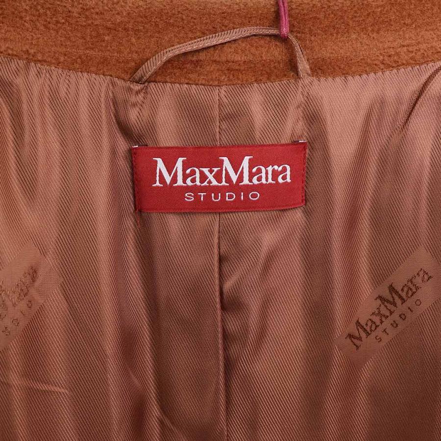 【並行輸入品】 マックスマーラ ステュディオ MAXMARA STUDIO レディース ヴァージンウールコート TIGRE 2426016091 056 CUOIOの画像