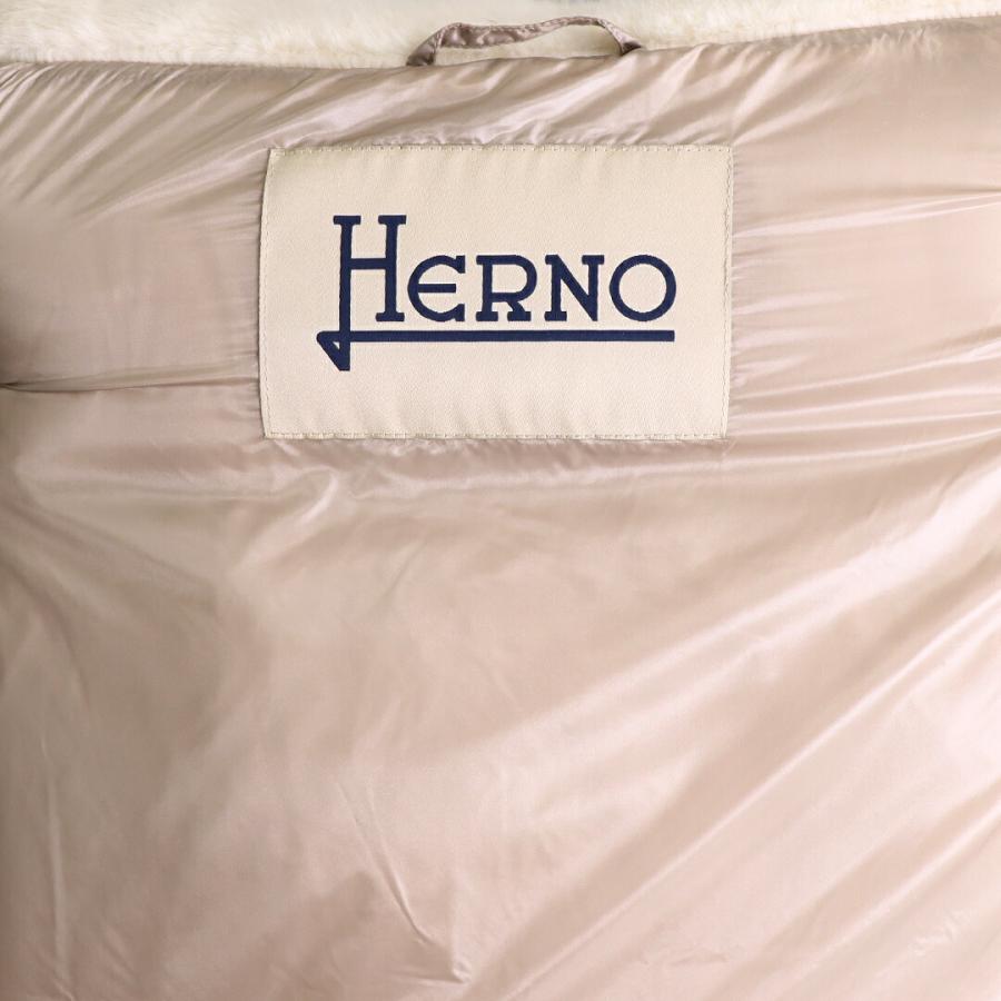 【並行輸入品】 ヘルノ HERNO レディース ダウンジャケット エコファー コート PI001949D 12414Zの画像