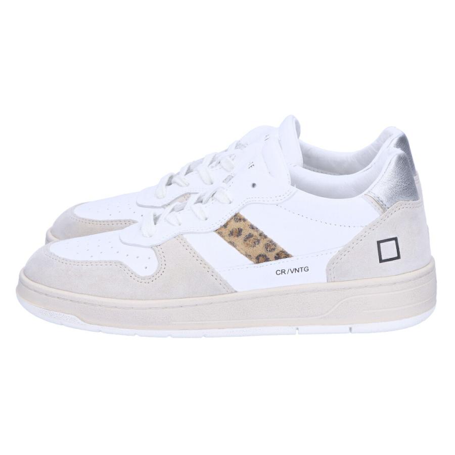 【並行輸入品】 デイト D.A.T.E. レディース靴 シューズ スニーカー W411-C2-VC-WD VINTAGE CALF WHITE-LEOPARDの画像