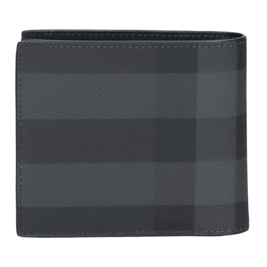 【お取り寄せ】 【並行輸入品】 バーバリー BURBERRY 折財布 二つ折り 小銭入れあり 8100529 A12 CHARCOALの画像