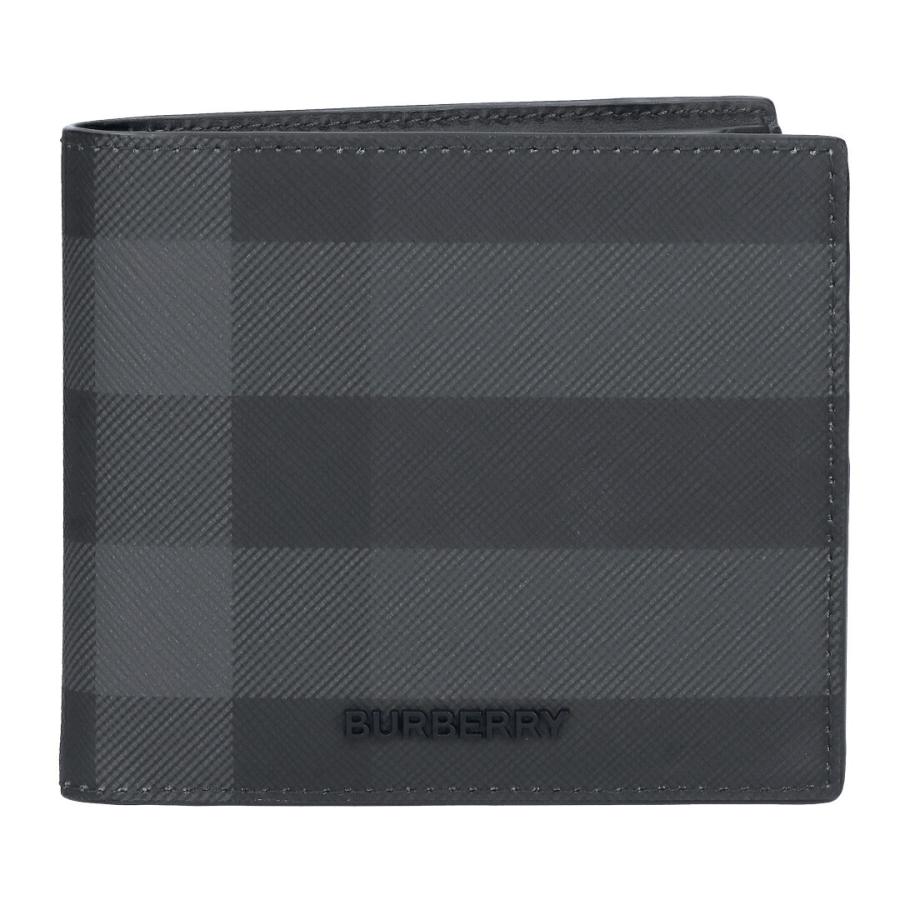 【お取り寄せ】 【並行輸入品】 バーバリー BURBERRY 折財布 二つ折り 小銭入れあり 8100529 A12 CHARCOALの画像