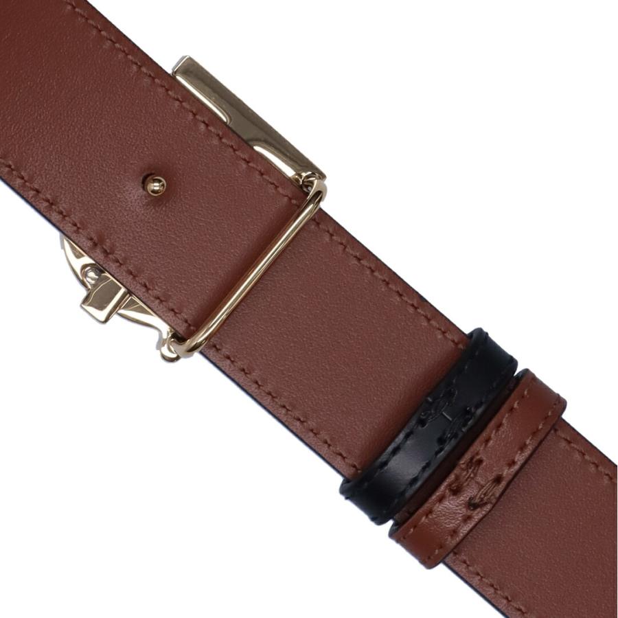 美品★Burberry　バーバリー　ベルト　リバーシブル　95-105cm リバーシブル チェック TBベルト (アーカイブベージュ／ゴールド