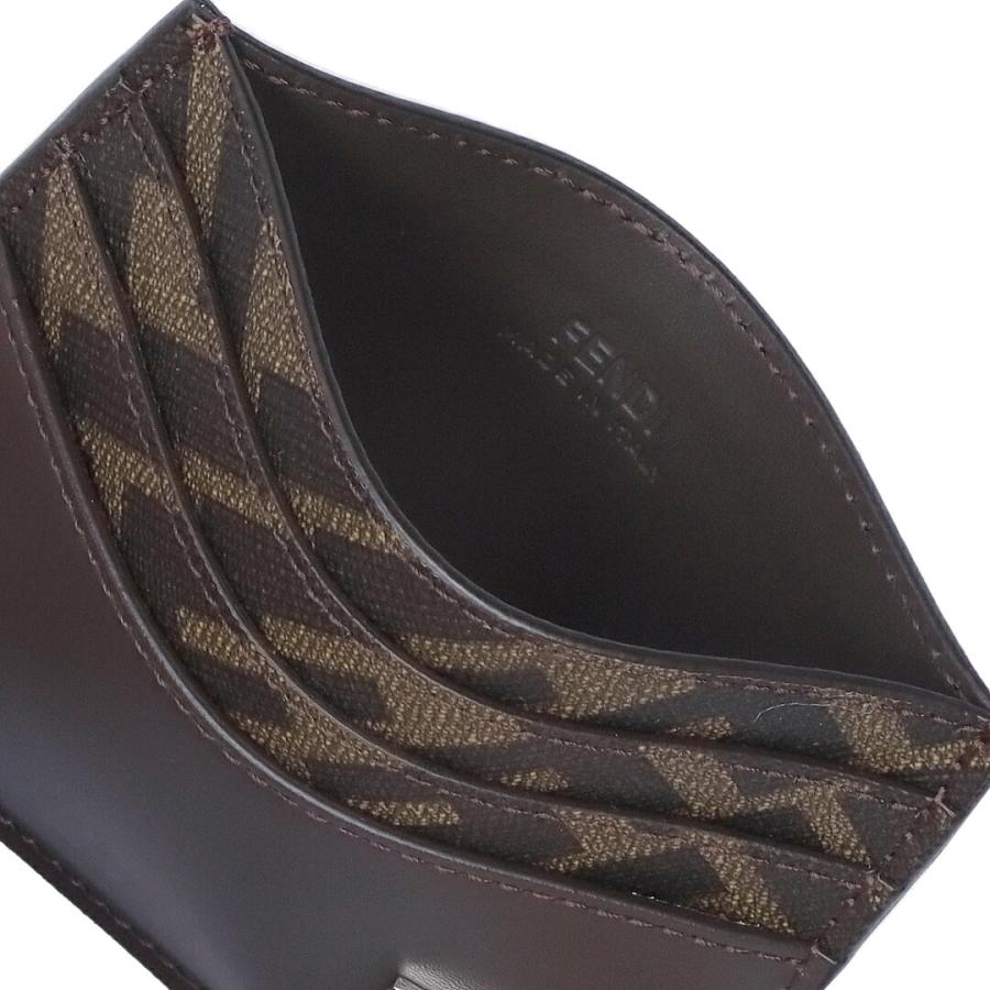 フェンディ FENDI FFジャガード カードケース アクセサリー キャンバス  