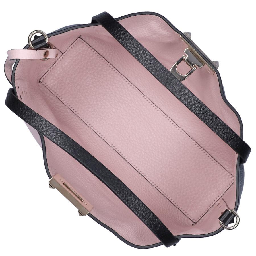 【並行輸入品】 ヴァレンティノ バレンティノガラバーニ ガラヴァーニ VALENTINO GARAVANI 2WAYバッグ ロックスタッズ スモール 5W2B0K11VSN 44A NERO/ROSE QUARの画像