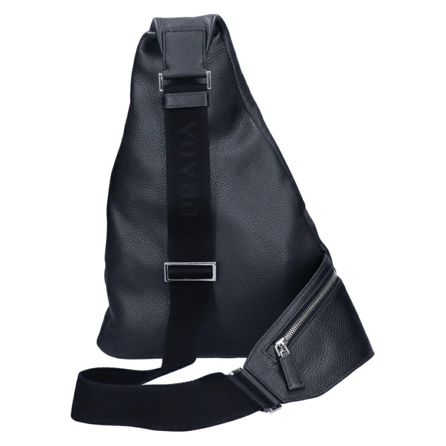 【極美品✨】PRADA プラダ　ボディバッグ　VITELLO DAINO 黒 PRADA（プラダ） 【並行輸入品】 ボディバッグ ショルダーバッグ VIT