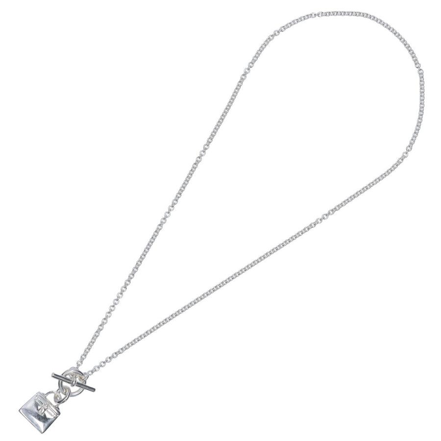 【並行輸入品】 エルメス HERMES ネックレス アミュレットケリー H121325B SILVERの画像