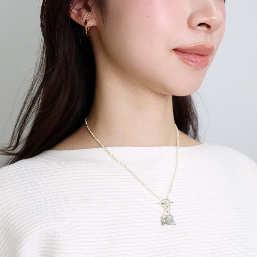 【並行輸入品】 エルメス HERMES ネックレス アミュレットケリー H121325B SILVERの画像