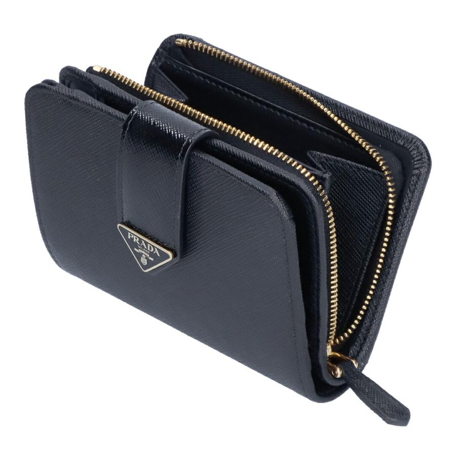 箱付き・美品 プラダ PRADA 二つ折り財布 SAFFIANO L PRADA（プラダ） 【並行輸入品】 折財布 二つ折り財布 SAFFIANO TAB LU