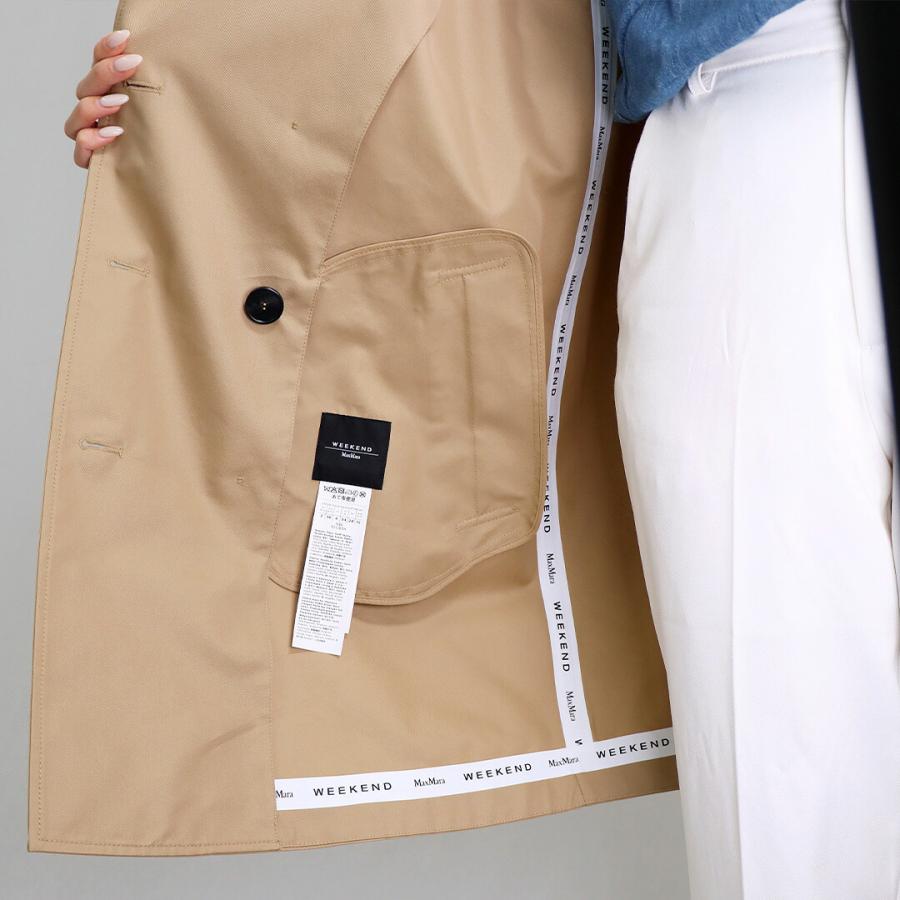 マックスマーラ ウィークエンド トレンチコート 42 大きいサイズ グレージュ MAXMARA WEEKEND LINE（マックスマーラウィークエンドライン） WEEKEND