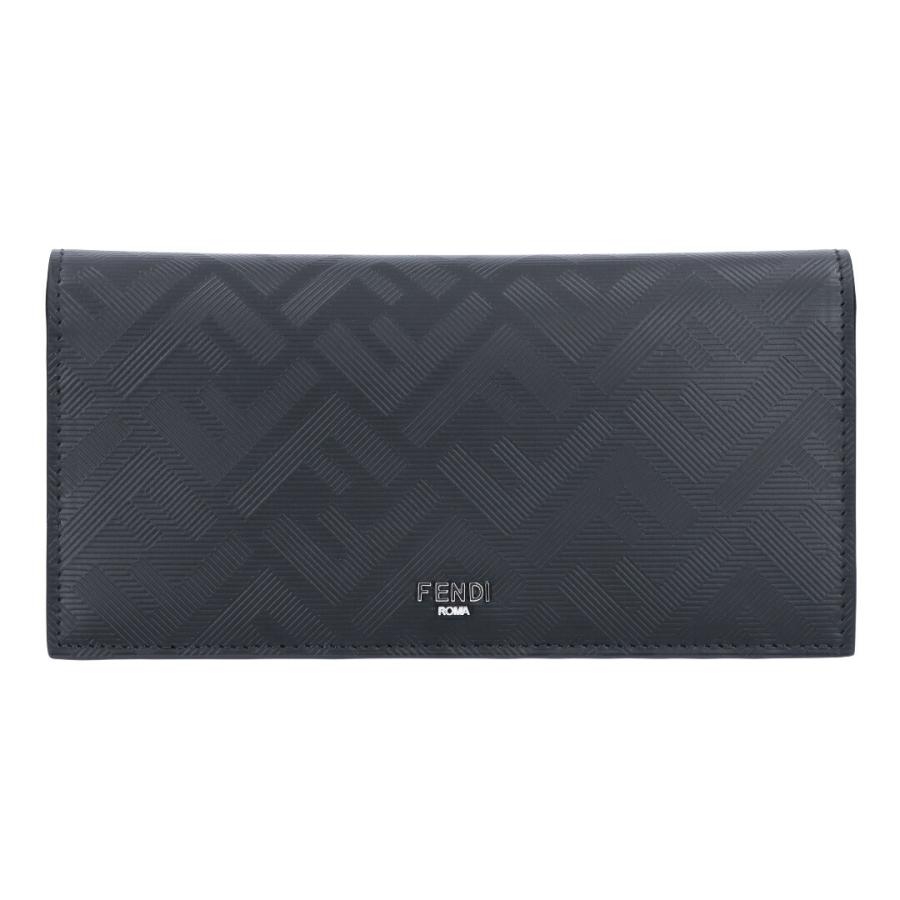 【お取り寄せ】 【並行輸入品】 フェンディ FENDI メンズ 長財布 7M0355 AJF4 F19KP NERO+FRAGOLA+P ブラックの画像