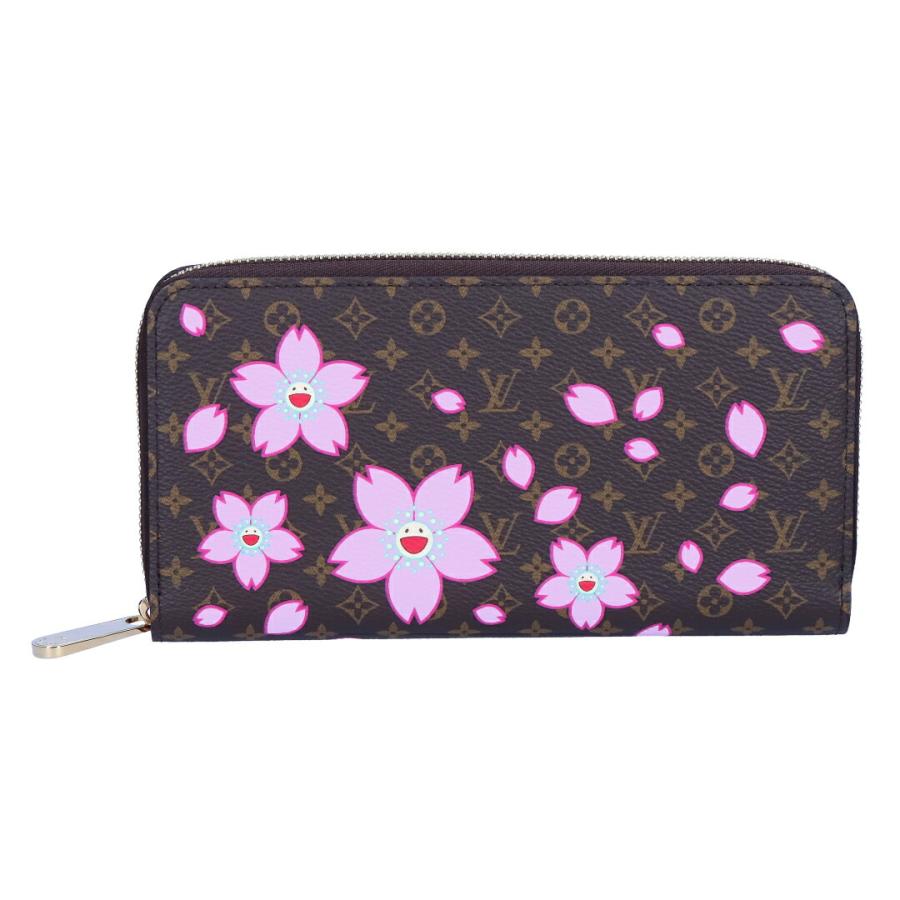 LOUISVUITTON ジッピーウォレット 長財布 村上隆 M14096 ぷっくりが可愛い♪】ルイヴィトン×村上隆 長財布 メンズもOK