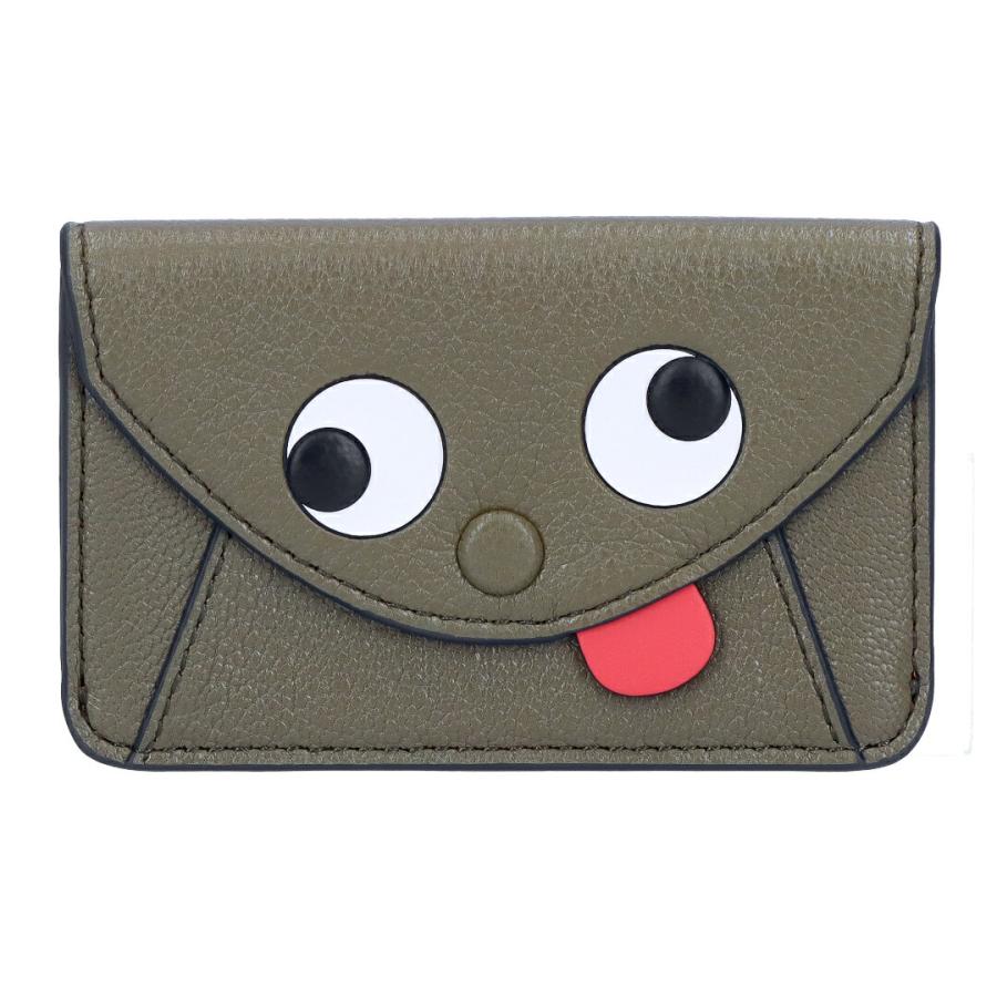 【並行輸入品】 アニヤハインドマーチ ANYA HINDMARCH カードケース コインケース 小銭入れ ZANY ザニー 5050925 188074 ENVELOPE CARD CASE IN SHINY CAPRA WITの画像