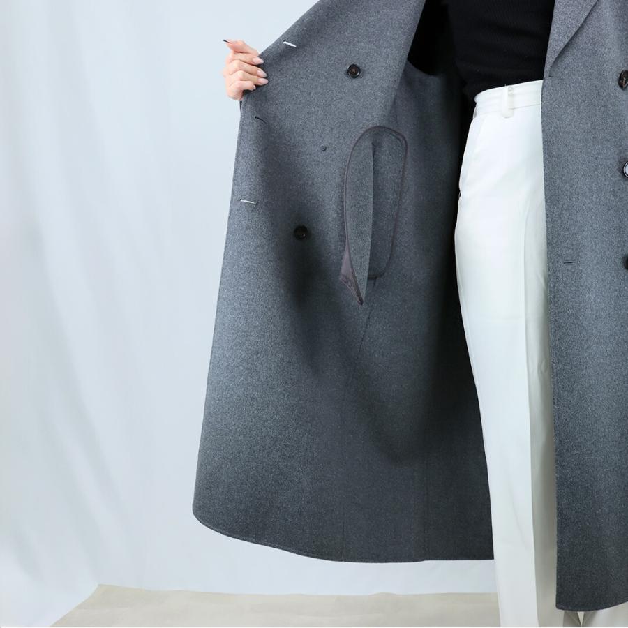 【美品】MaxMara コート　レディース　Ｓサイズ　グレー　ベルト・ライナー付 マックスマーラ Max Mara MAX MARA ガウン ジャケット REA ニット