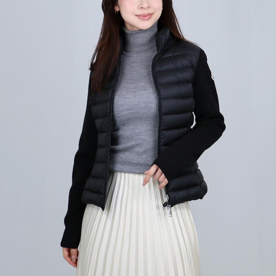 ＊JK ＊MONCLER＊フリルニットダウン　カーディガン　ブラック　XS MONCLER（モンクレール） 【お取り寄せ】 【並行輸入品】 レディース