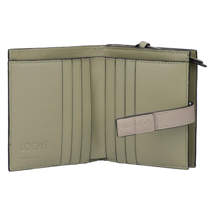 【お取り寄せ】 【並行輸入品】 ロエベ LOEWE 折財布 二つ折り財布 C660Z41X02 6874 FROZEN/CLAY コンパクト ジップウォレットの画像