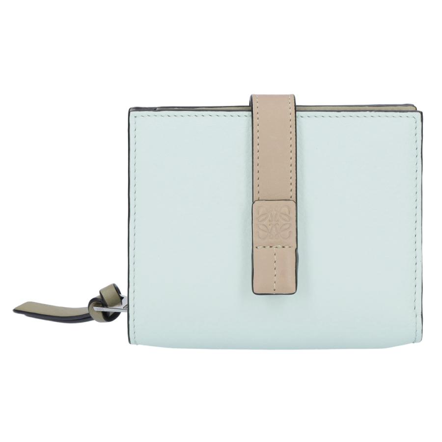 【お取り寄せ】 【並行輸入品】 ロエベ LOEWE 折財布 二つ折り財布 C660Z41X02 6874 FROZEN/CLAY コンパクト ジップウォレットの画像