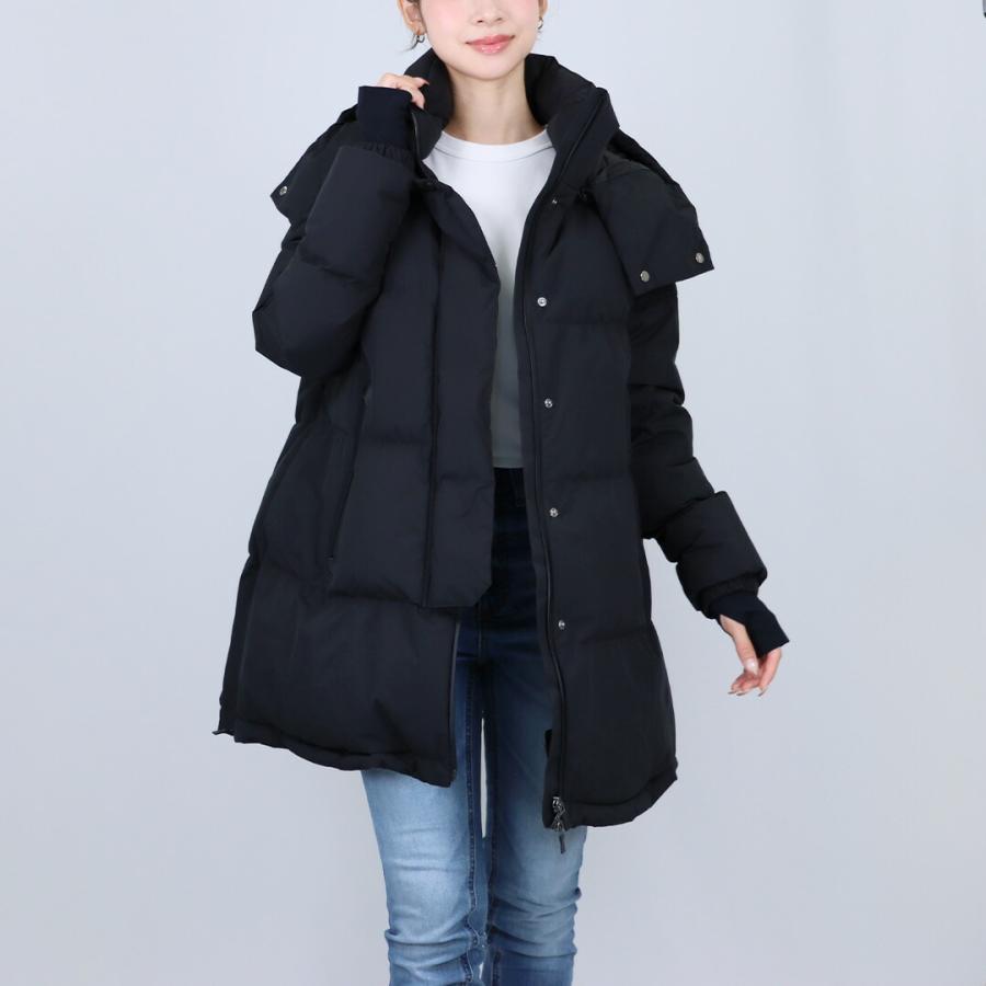 【並行輸入品】 ヘルノ HERNO レディースダウン ダウンジャケット PI002047D 12840 9300 BLACKの画像