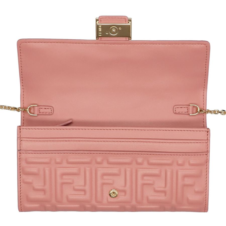 【お取り寄せ】 【並行輸入品】 フェンディ FENDI チェーンウォレット 長財布 CONTINENTAL コンチネンタル 8M0365 AAJD F13VM MACARON+SOFT GOLDの画像