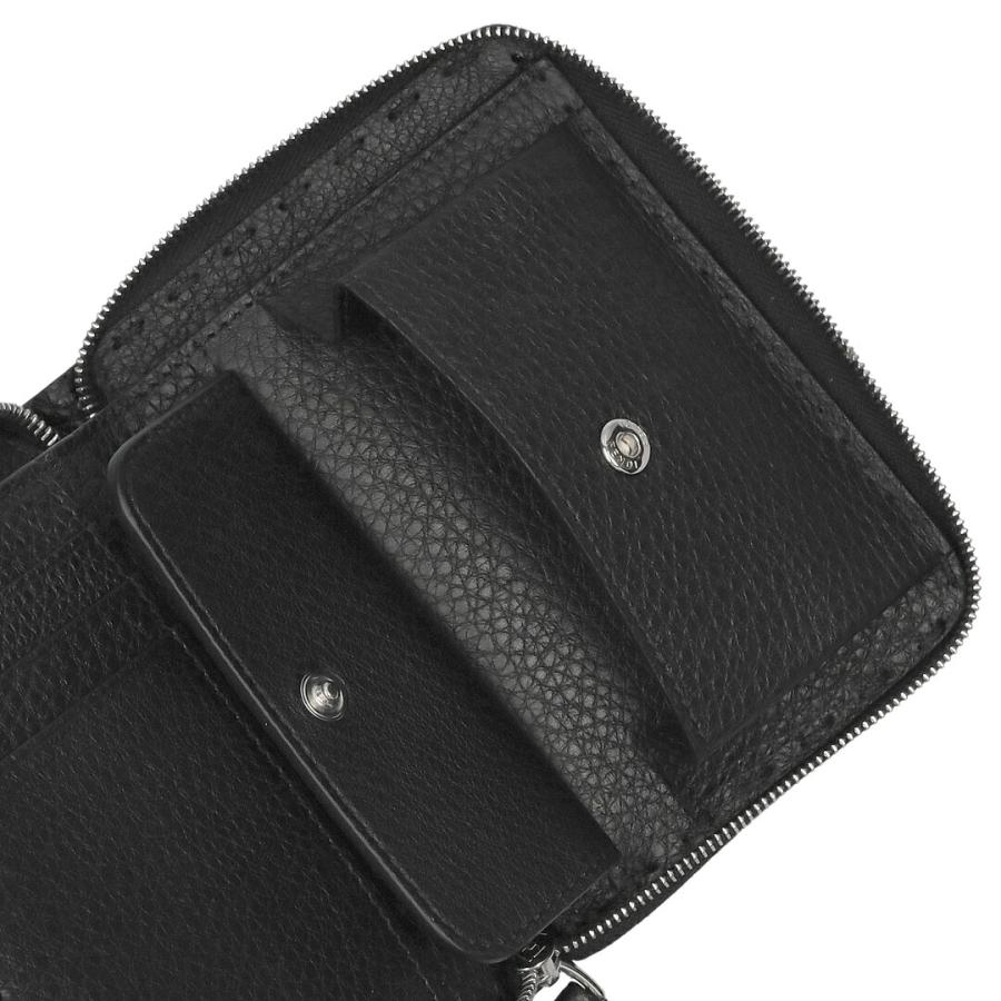 【お取り寄せ】 【並行輸入品】 フェンディ FENDI 折財布 二つ折り財布 SELLERIA セレリア 7M0374 AP3B F0GXN BLACK+PALLADIUMの画像