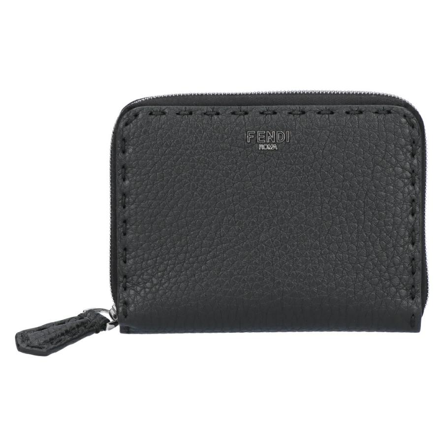【お取り寄せ】 【並行輸入品】 フェンディ FENDI 折財布 二つ折り財布 SELLERIA セレリア 7M0374 AP3B F0GXN BLACK+PALLADIUMの画像