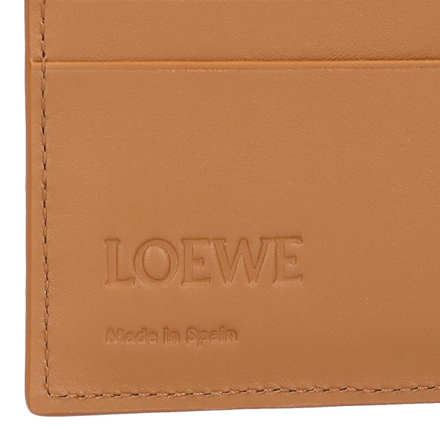 【並行輸入品】 ロエベ LOEWE メンズ 折財布 二つ折財布 小銭入れ付き パズルエッジ C510501X17 6518 LIGHT CANYON BROWNの画像