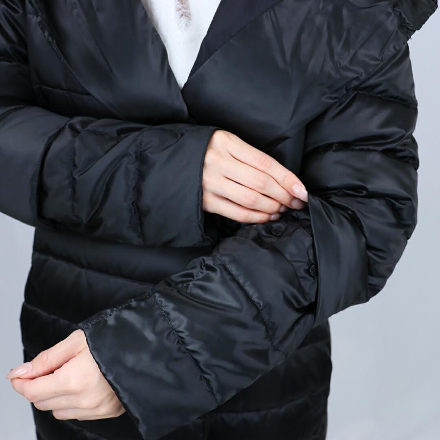 まーちゃん ■リバーシブルダウンコート■黒×ベージュ■ green label relaxing（グリーンレーベルリラクシング） ダウンコート