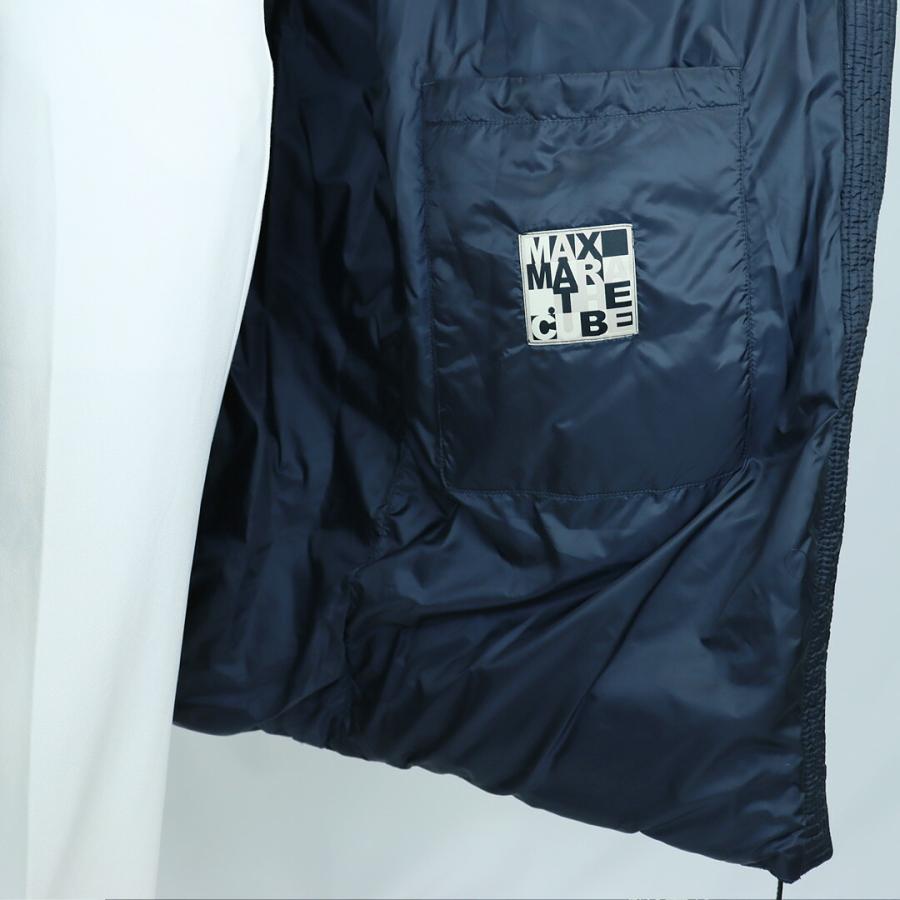 【極美品】MAX MARA 2023年 THE CUBE ジャケット L相当 紺 極美品】MAX MARA 2023年 THE CUBE ジャケット L相当 紺 極美品】