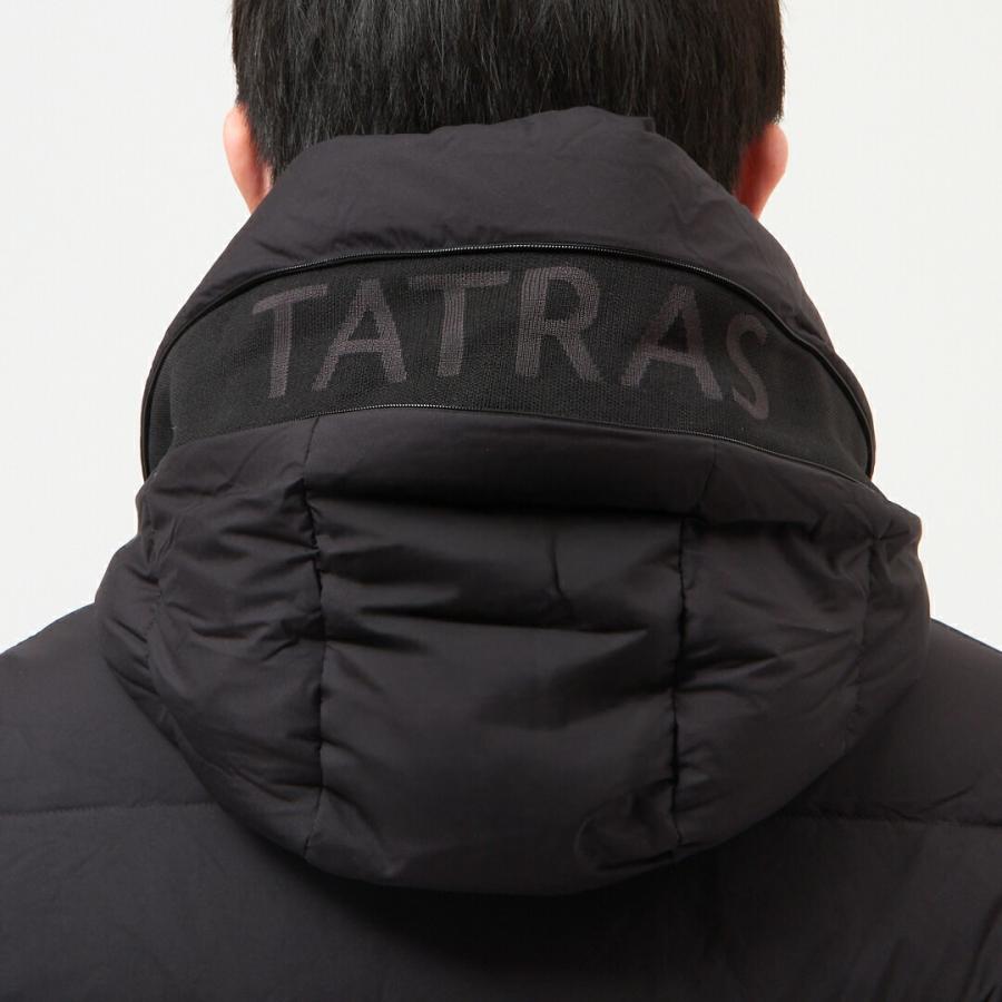 【お取り寄せ】 【並行輸入品】 タトラス TATRAS メンズ ダウンジャケット フルジップ フーディ CIZIO シツィオ MJXA0017013588 01BLACKの画像