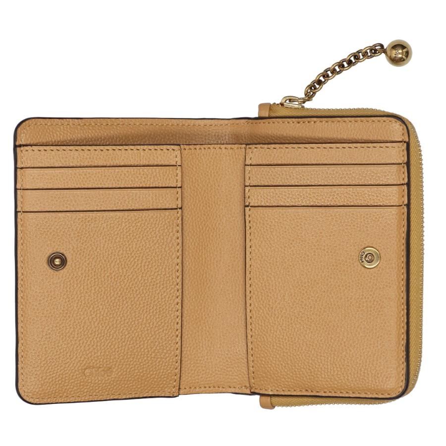 【お取り寄せ】 【並行輸入品】 クロエ CHLOE 折財布 二つ折り財布 CHLOE SPHERE クロエスフィア CH25AP981P88 268 BISCOTTI BEIGEの画像