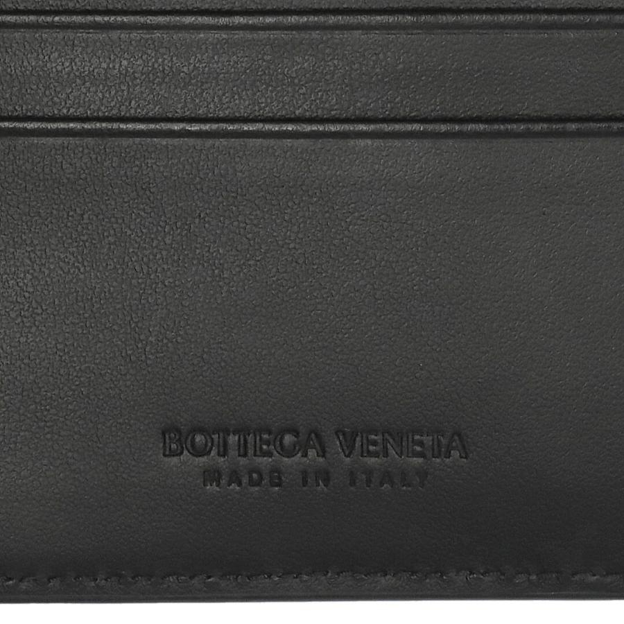 【並行輸入品】 ボッテガヴェネタ BOTTEGA VENETA メンズ 折財布 二つ折財布 小銭入れ付き イントレチャート 749412 V3US1 8803 BLACKの画像