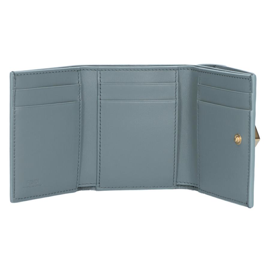 【並行輸入品】 フェンディ FENDI 折財布 三つ折財布 FFダイヤモンド 8M0480 ALV4 F1URV ANICE+MERCURY+OSの画像