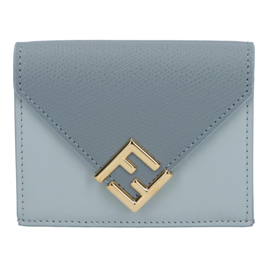 【並行輸入品】 フェンディ FENDI 折財布 三つ折財布 FFダイヤモンド 8M0480 ALV4 F1URV ANICE+MERCURY+OSの画像