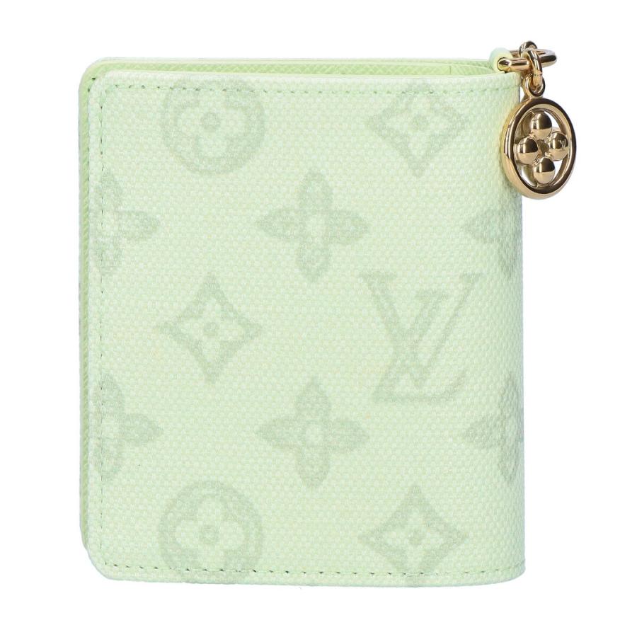 【並行輸入品】 ルイヴィトン LOUIS VUITTON 折財布 二つ折財布 コンパクトウォレット モノグラム・オリジン M27679 ポケットウォレット・LV チャーム ヴェールの画像
