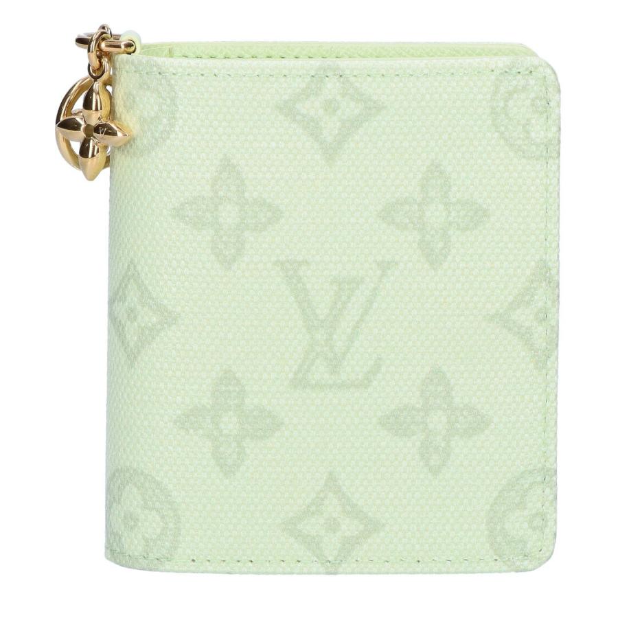 【並行輸入品】 ルイヴィトン LOUIS VUITTON 折財布 二つ折財布 コンパクトウォレット モノグラム・オリジン M27679 ポケットウォレット・LV チャーム ヴェールの画像