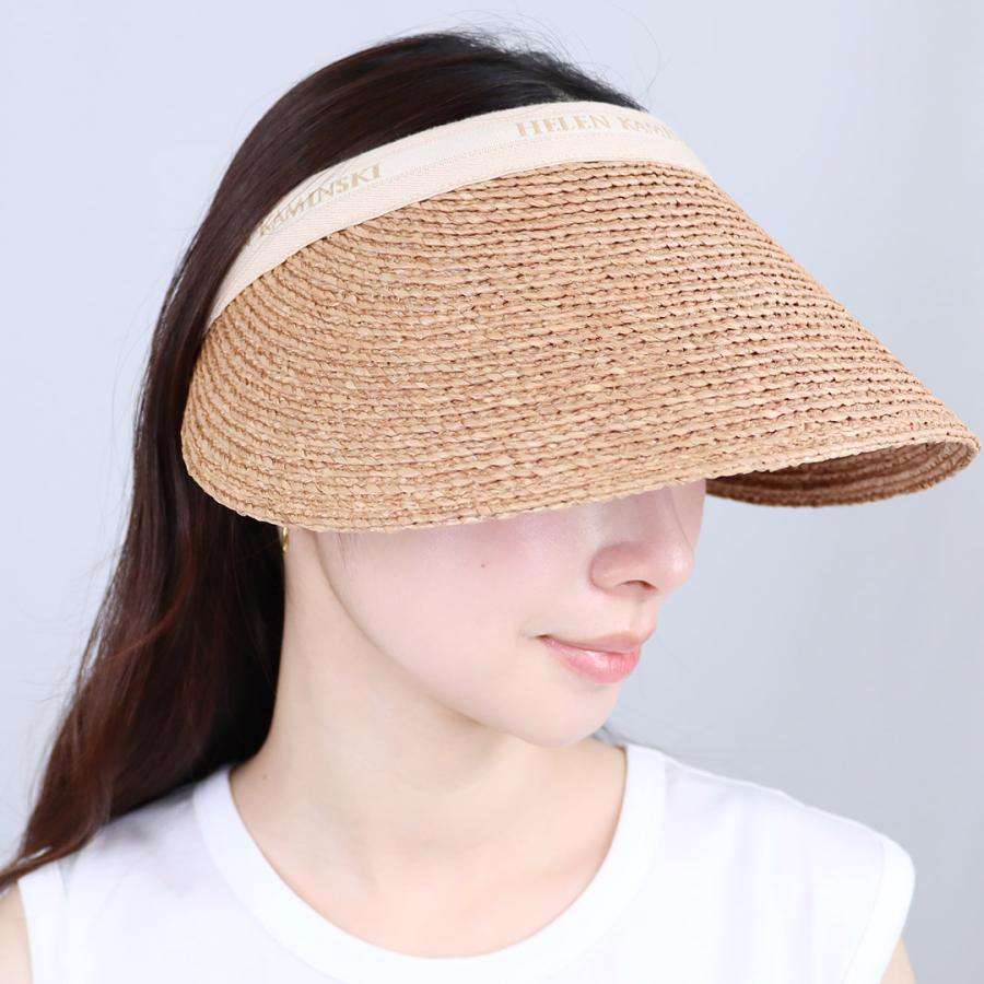 【並行輸入品】 ヘレンカミンスキー HELEN KAMINSKI 帽子 ラフィア サンバイザー ハット BIANCA 12 ビアンカ HAT52493【ギフト不可】の画像