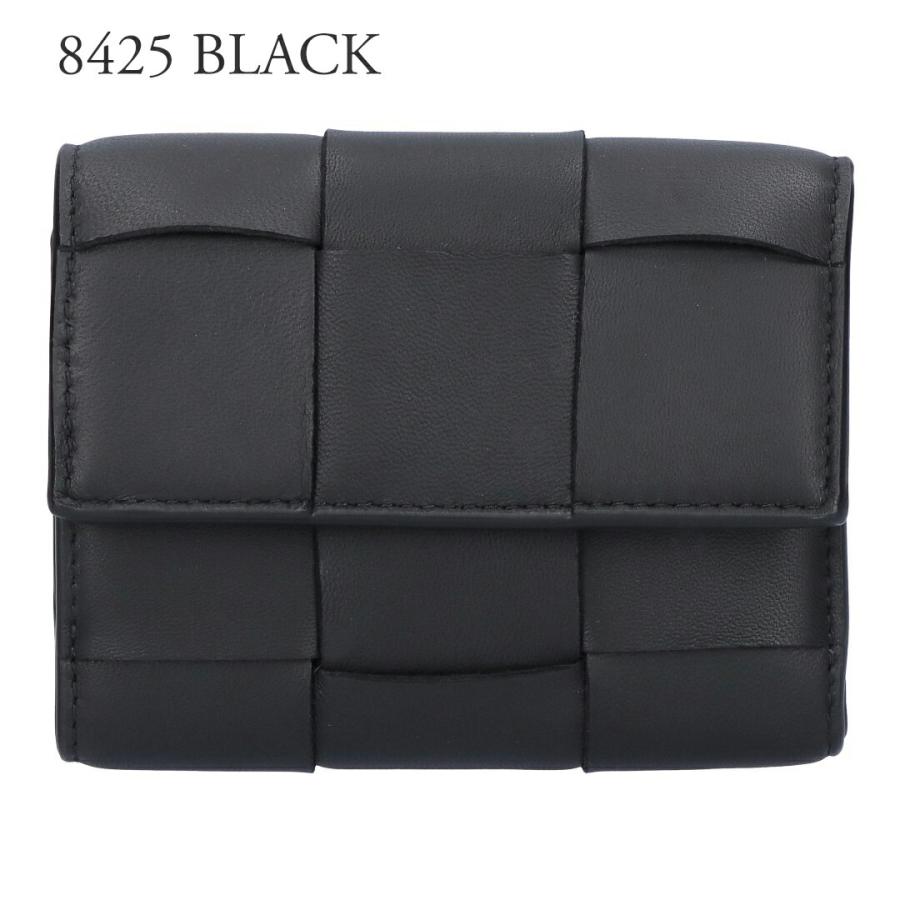 【並行輸入品】 ボッテガヴェネタ BOTTEGA VENETA 折財布 三つ折財布 CASSETTE カセット 651372 V3UO1 イントレチャート マキシイントレチャートの画像
