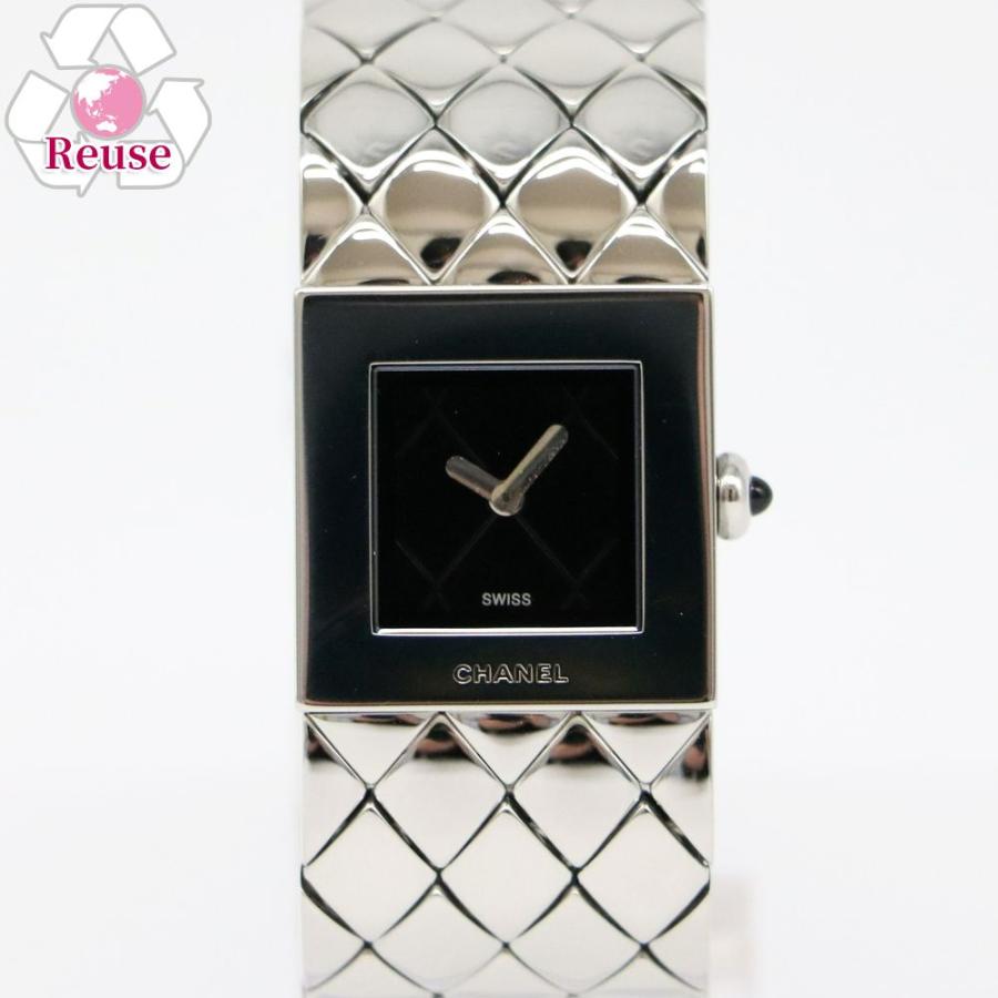 【リユース品】 シャネル CHANEL 腕時計 ウォッチ マトラッセ H0009 文字盤/ブラック