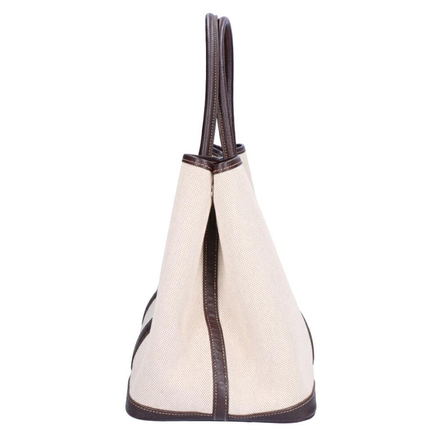【お取り寄せ】 【リユース品】 エルメス HERMES バッグ ハンドバッグ ガーデンパーティPM ベージュ系/ブラウン系_2