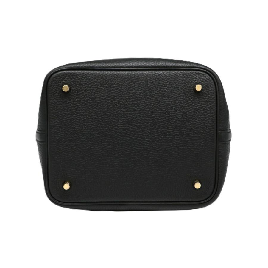 【お取り寄せ】 【リユース品】 エルメス HERMES バッグ ハンドバッグ ピコタンロック MM ブラックの画像